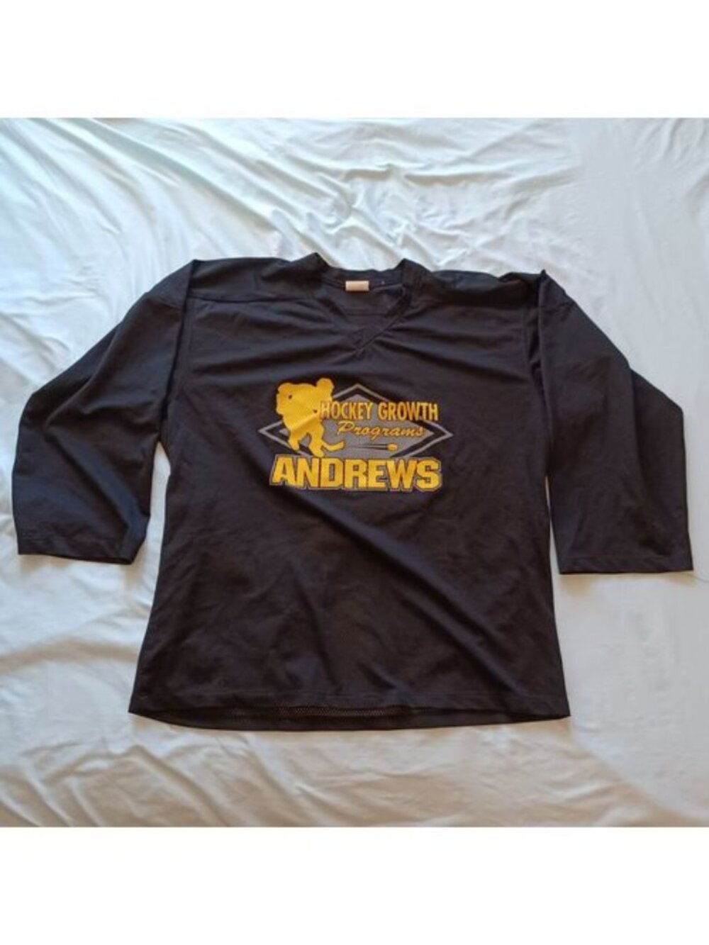 Vintage 1990s HiLi Andrews Hockey Growth Programs PEI Hockey Jersey Adult Size L